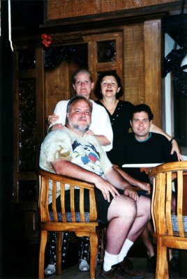 Bali, 2001 with Chuck and Lisa
