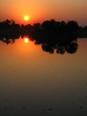 Khajuraho sunset