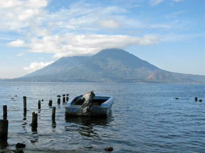 Lake Atitlan/Toliman & Atitlan volcanos