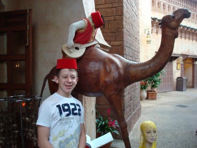 CJ in Morocco at Epcot.