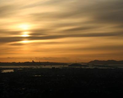 Sun Setting on SF Bay