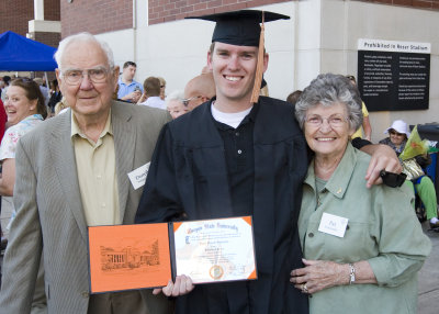 Grandpa, David & Grandma.
