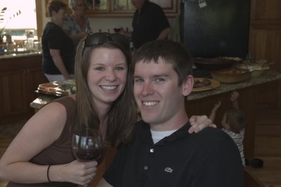 Michelle & David are glad it's over. On to the real world!!!!