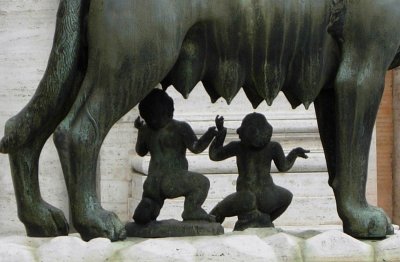 Romulus and Remus statue, Rome