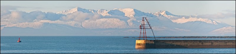 The Isle of Arran from Ardrossan