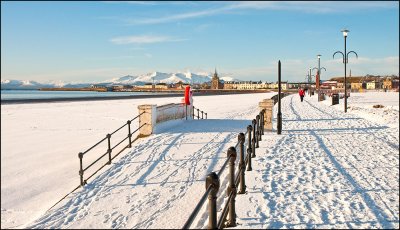 Ardrossan in the snow