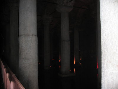 The Basilica Cistern where the water was stored for the Basilica and the Great Place.