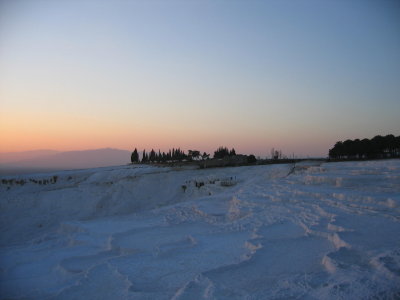 The diversion of the water to the thermal hotels has caused damage to the area.