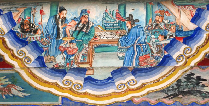 Drawing in the pavilion 3