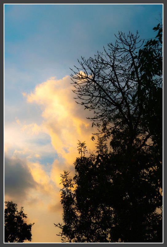 Approaching Sunset Clouds II - Fill Light