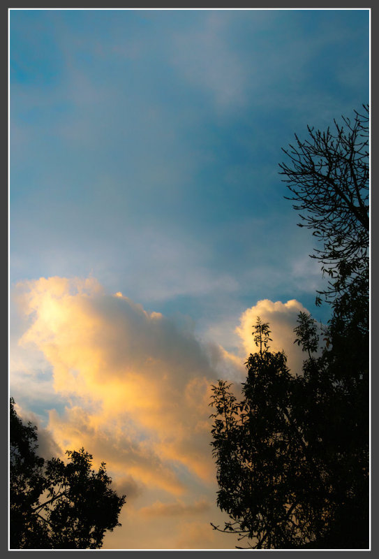 Approaching Sunset Clouds II - Fill Light