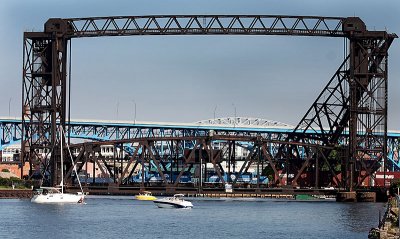 Blue on the Bridge