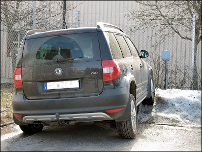 Skoda Yeti articulation