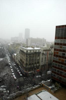 November 2005 - View of my window - The snow fall