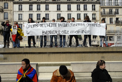 The Olympic Torch in Paris