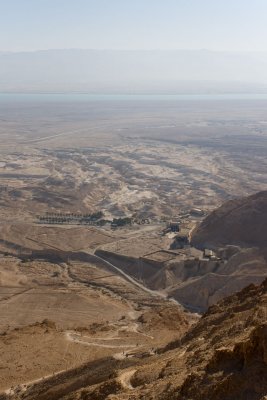 View from Massada to the Dead Sea