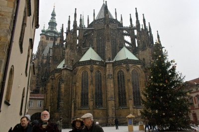 Outside St. Vitus Cathedral