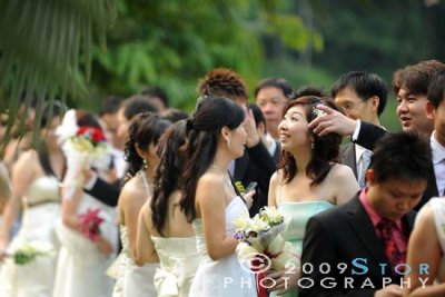 Mass Wedding at Singapore Botanical Garden 2009