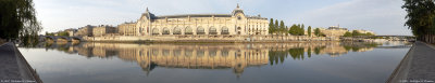 Reflection of Orsay on the Seine