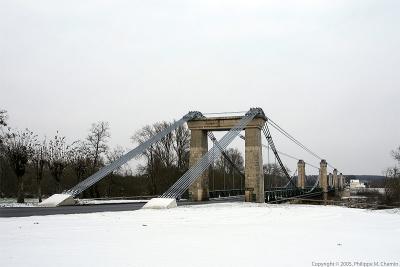 Pont suspendu  - Suspension bridge - Loire