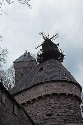 Windmill - Haut-Koenigsbourg castle - Château