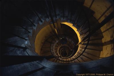 Fort de Joux - 212 steps spiral staircase - Escalier en colimaçon