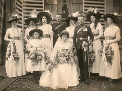 Wedding of Tish Clutterbuck and Ronald Greig - 1909