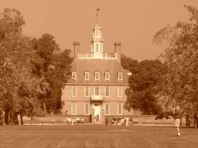 Colonial Williamsburg sepia