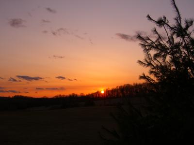 Sunset in Glen Rock 2-26-06