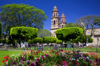 Morelia Cathedral  Plaza of the Martyrs Mexico