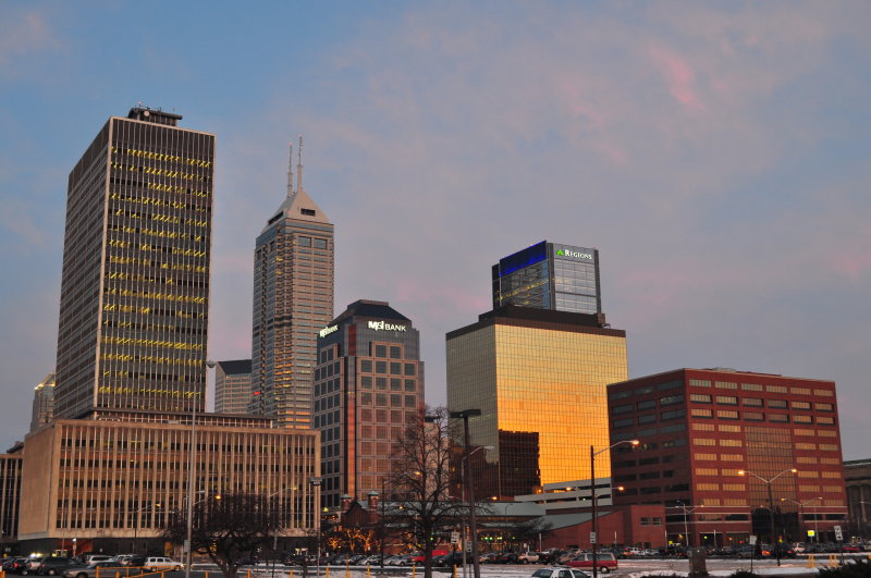 Downtown sunrise