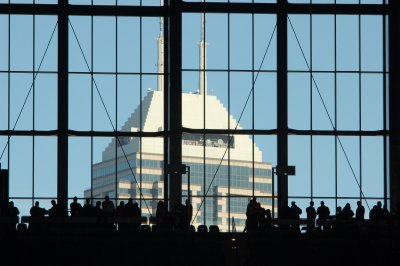 Chase Tower from Lucas Oil Stadium