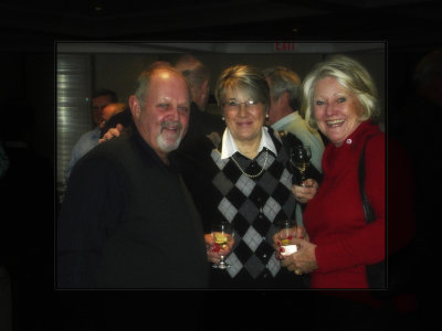 2009 - Christmas Party at Concorde Place - Ken, Carol & Patti