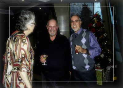 2009 - Christmas Party at Concorde Place - Pat, Ken  & John