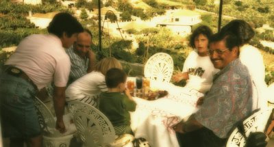 1992 - George with John's family, Madeira - Portugal