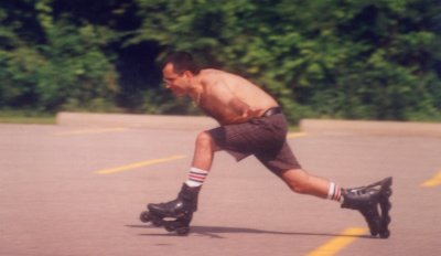 1996 John d. Rollerblading