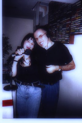 2001 Mervat's Party - DJ Babazoo (John d.) with Margarita
