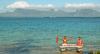 Tahiti (Moorea en arrire-plan)
