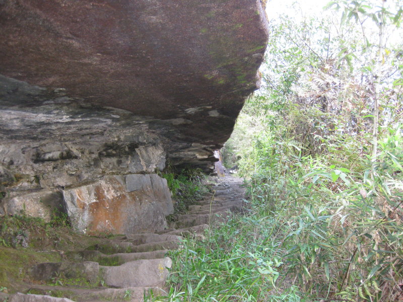 Last Inca stairs