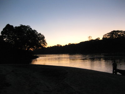 Dusk on the Tambopata