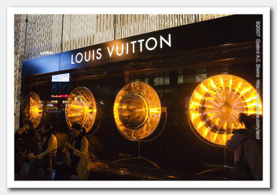 LV - famous for a reason - what a great design this window is