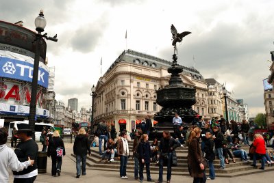 Eros in Picadilly Circus