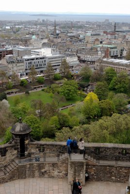Joan Admires the Stunning Edinburgh Vista