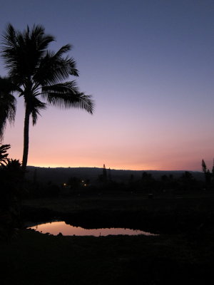sunrise near keauhou, hawai'i