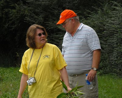 Observation of flora around edge of primary lagoon