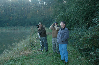 Chet Roe and colleagues evaluate the primary lagoon as a duck preserve