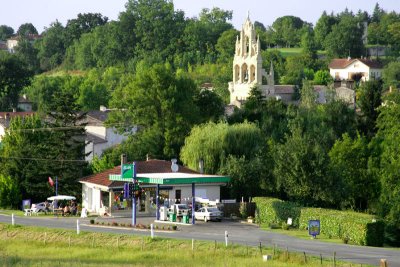 The petrol station