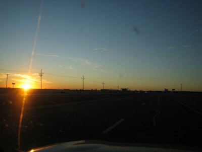 Sunset on Amarillo