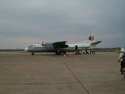 Airplane from Siem Reap to Phnom Penh