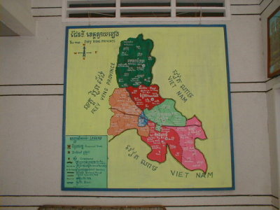 Svay Rieng Province map